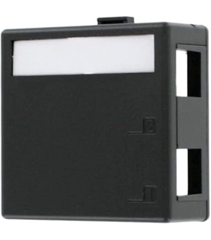 Leviton QuickPort Surface Mount Housing, 1-Port, 41089-1EP, Black