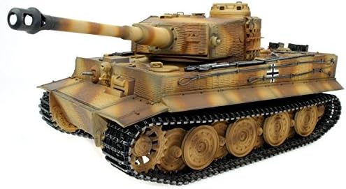 Taigen Hand Painted RC Tiger I Tanks - Metal Upgrade Version - Camo - 2.4GHz