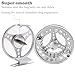Croch Fly Fishing Reel with CNC-machined Aluminum Alloy Body 5/6 Silver