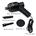 HONKYOB USB Mini Vacuum Cleaner Desktop Dust Cleaner Collection Tool with Brush for Cleaning Keyboard Dust,Bread Crumbs,Paper Scrap,Eraser Crunbs,Cigarette Ash,Car Device,Black