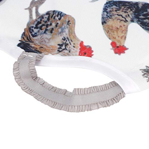 Agatige 2pcs Hühnersättel für Hühner, Wing Feather Protector Hen Schürze mit elastischen Bändern Chicken Care… – Bild 8