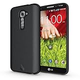 Diztronic Matte Back Black Flexible TPU Case for LG G2 (Verizon Only - Model VS980) - Retail Packaging