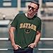 Campus Colors NCAA Adult Gameday Cotton T-Shirt - Premium Quality - Semi-Fitted Style - Officially Licensed Product (Baylor Bears - Green, Medium)