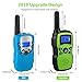 Wishouse 2 Rechargeable Walkie Talkies for Kids with Charger Battery, Two Way Radio Family Talkabout for Adult Long Range, Outdoor Camping Hiking Halloween Fun Toys Birthday Gift for Girls Boys Green