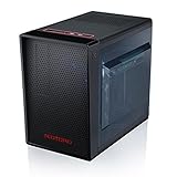 RIOTORO Small Gaming Case with Compartment Design, Full ATX Support, Dedicated VGA [CR1080]