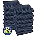 Moving Blankets - Professional Packing Shipping Moving Pads - Cheap Cheap Moving Boxes (Supreme (65 lb/dz) Pack of 12)