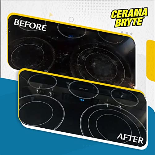 Cerama Bryte Daily Spray Cooktop and Stove Top Cleaner for Glass & Pads