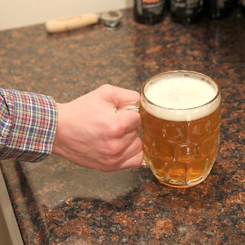 KegWorks British Pub Imperial Pint Dimple Glass. Set of 4