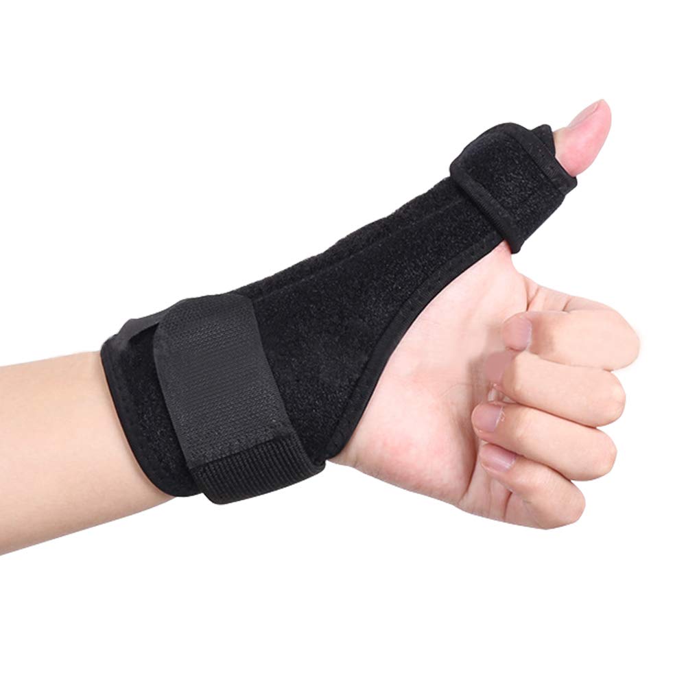 Mua Sitake 2枚入り親指サポーター 親指固定 拇指サポーター 手首固定 ばね指 腱鞘炎 突き指 手首固定 関節症 捻挫 親指付け根の骨折 脱臼 怪我防止 フリーサイズ 通気性 柔軟快適 調節可能 左右兼用 黑 Tren Amazon Nhật Chinh Hang 21 Fado