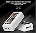 Mi light Wireless 2.4G RF RGB + White/Warm White Controller Kit, 4 x Controllers and 4-Zone Remote, Wi-Fi Bridge Compatible, 4CH Multicolor RGBW/RGBWW LED Strip Light Controller