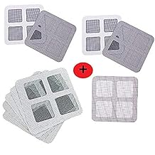 minibaby parches adhesivos de repuesto antimosquitos visualización para puertas y ventanas reparación 10 pieza de 10 cm x 10 cm