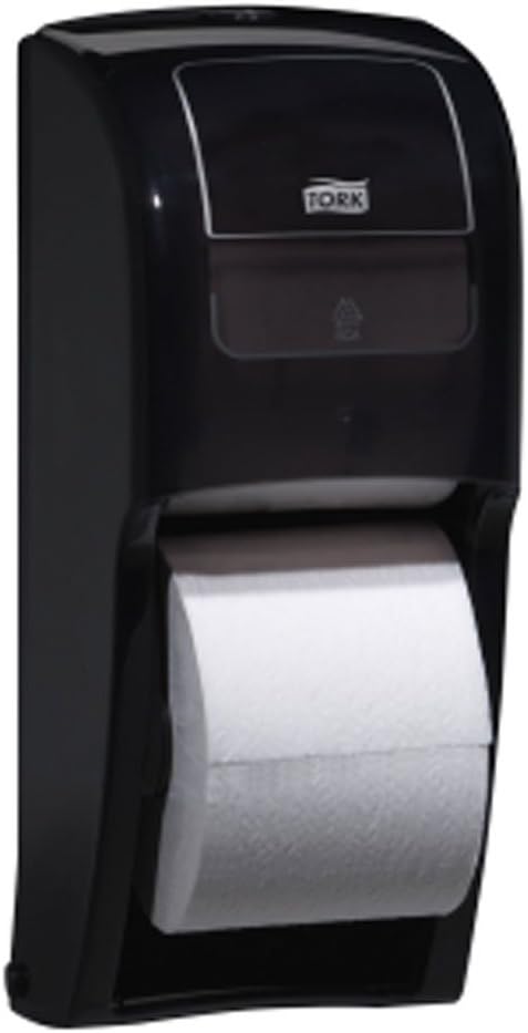 Tork 555628 Elevation High Capacity Bath Tissue Roll Dispenser, Black ...