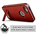 BUDDIBOX iPhone 5s Case,  [Shield] Slim Dual Layer Protective Case with Kickstand for Apple iPhone 5 / 5s / SE, (Red)