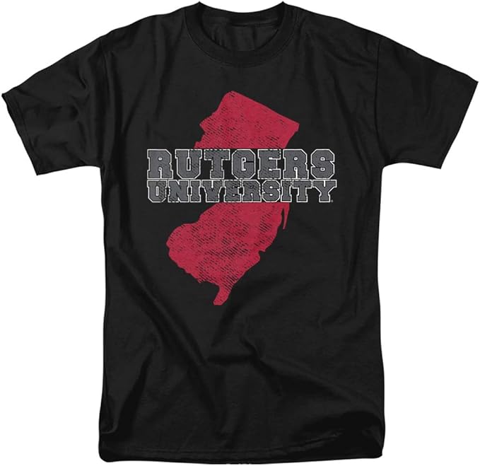 Rutgers University Official State Unisex Adult T Shirt