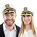 Ifavor123 Sailor Captain Yacht Adjustable Snapback Cap Boat Halloween Hat