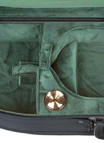 Bobelock Half Moon 1047 Black/Green 4/4 Violin Case