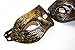 Black/Silver and Gold His and Her Mystery/ Party Mask/ Mardi Gras or Halloween Masks
