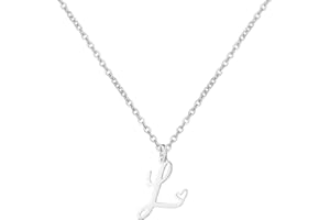 SERYNOW Gold Heart Initial Necklaces for Women, Minimalist Initial Heart Necklaces for Her, Dainty Alphabet Letter Pendant Necklaces Gift Jewelry