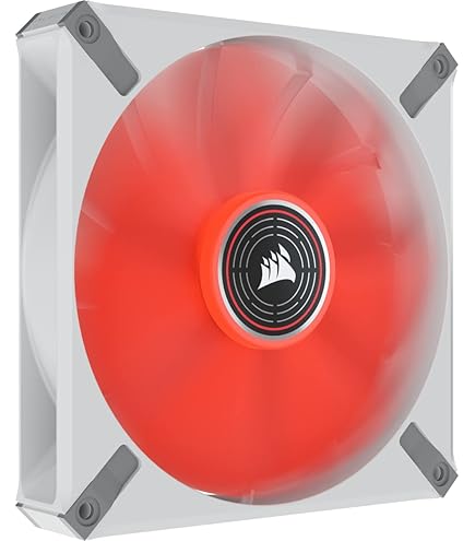 Amazon.com: CORSAIR ML140 LED Elite, 140mm Magnetic Levitation Red