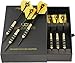 CC-EXQUISITE Professional Darts Set - 6 Steel Tip Darts Complete with 12 Dart Flights and 12 Aluminum Shafts Customizable Configuration, 12 O-Rings, Tool, Sharpener and Case for Man Cave & Game Room