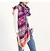 Women's Boho Bohemian Soft Blanket Oversized Fringed Scarf Wraps Shawl Sheer Gift