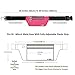 Fitter's Niche Slim Fanny Pack - Water Resistant Waist Bag with 3 Pockets, Adjustable Elastic Belt, and 6.5inch Phone Compatibility - Lightweight and Discreet for Travel, Sports and Outdoor Adventures