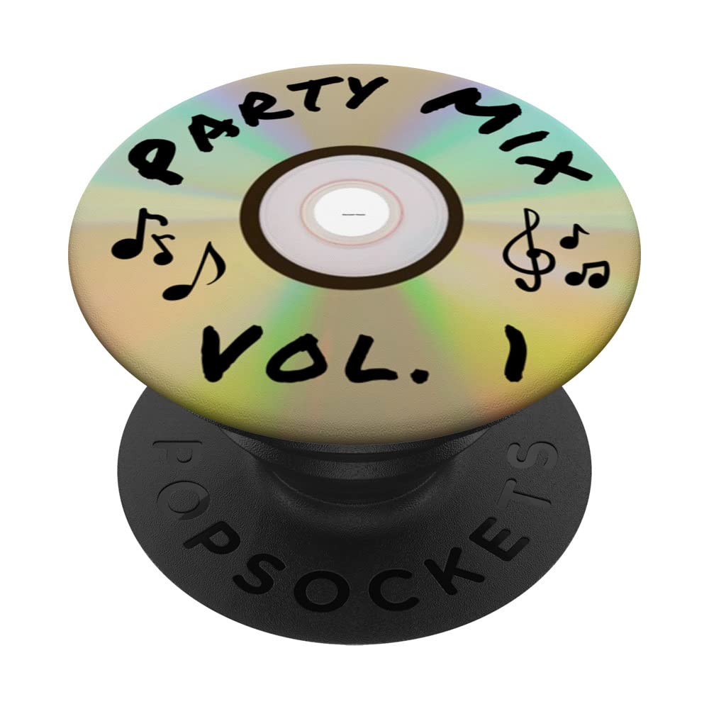 Party Mix Vol 1 Compact Disc CD Retro 90s PopSockets Swappable PopGrip