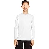 Team 365 Youth Zone Performance Long-Sleeve T-Shirt S WHITE