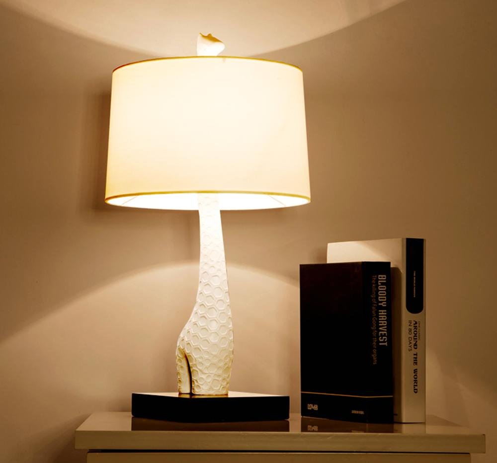 Giraffe Table Lamp Bedroom Living Room Bedside Lamp European