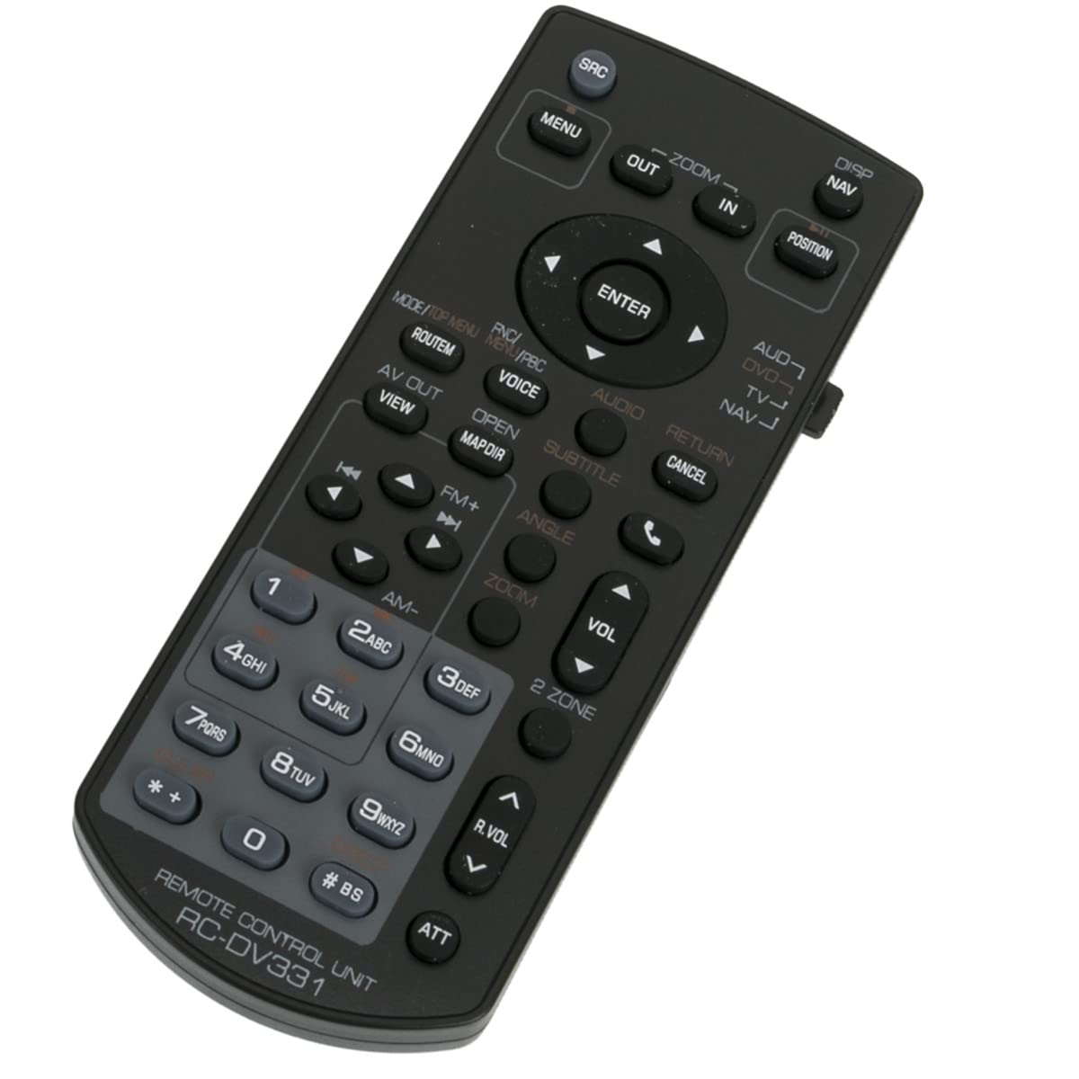 VINABTY RC-DV331 Replace Remote Control Fit for KENWOOD Audio/DVD/TV DNX-890HD DNX-570HD DDX-896 DNX-5160 DDX-616 DDX-419 DNX-5190 DNX-6190HD DNX-7190HD