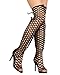 Breckelles Selena42 Womens Thigh High Criss Cross Cut Out Open Toe Dress Sandals