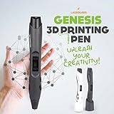 GENESIS 3D Printing Pen with Bonus Filament Refills & 3D Print Removal Tool