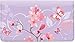 Cherry Blossoms Personal Leather Checkbook Cover for Top Tear Personal Checks