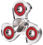 Sunnytech 1PC Fidget Spinner Toy EDC Exquisite Hand Spinner DIY Puzzels for ADHD Anxiety Boredom HS27-3 Red