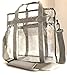 Planet Made Family Heavy-Duty Clear Stadium Bag- Stadium Approved 12 x 12 x 6- Quality Built w/Bottom Support Straps & Removable Shoulder Strap