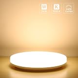 Lepro 24W LED Ceiling Light IP54 Warm White 3000K 2400lm Flush Mount Ø28cm view 6