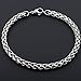 Trendsmax 4mm Mens Chain Boys Wheat Link Silver Tone Stainless Steel Bracelet 7-11inch