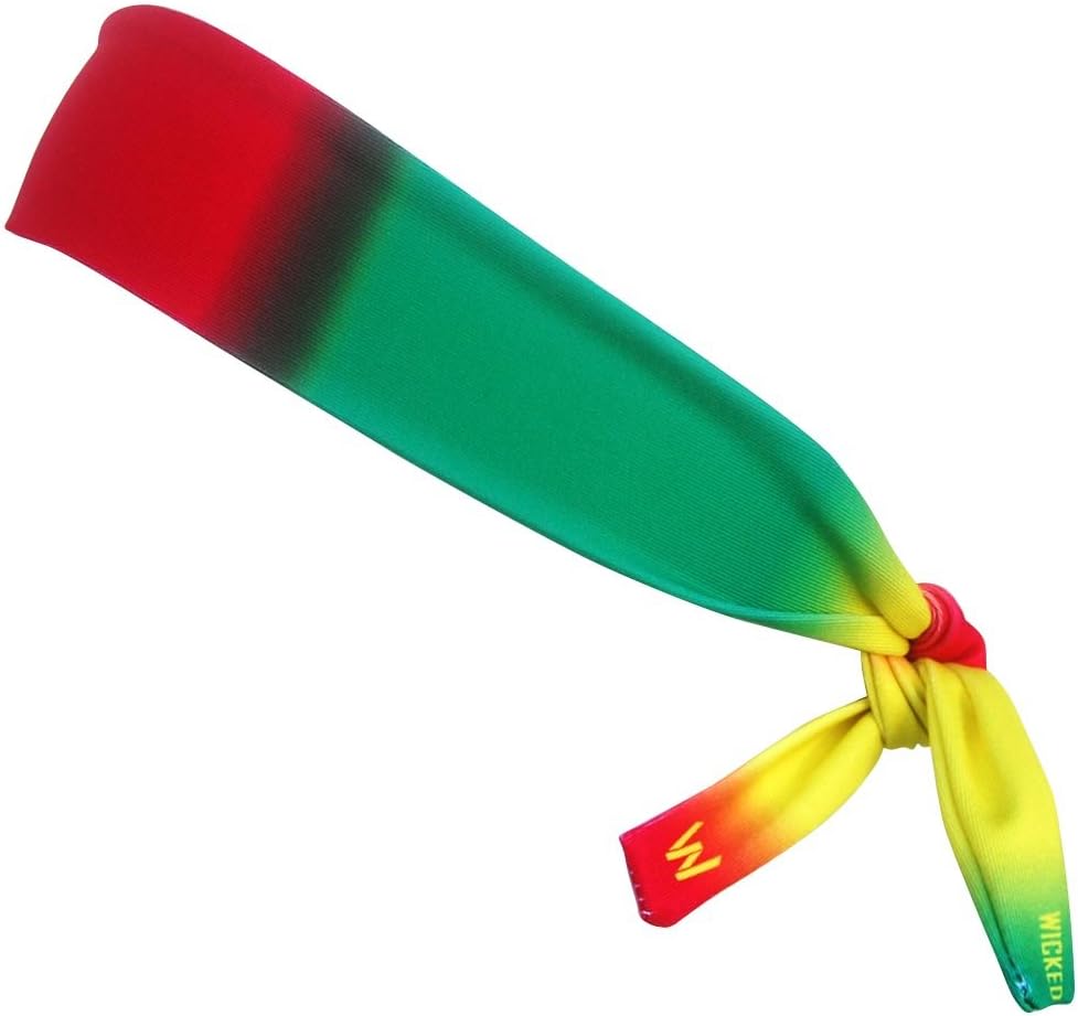 Wicked HeadbandsRasta Ombre Elastic Tie 2.25 Inch Headband