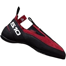 mocha  adidas Mens Five Ten NIAD Moccasym Climbing,Power Red/Black