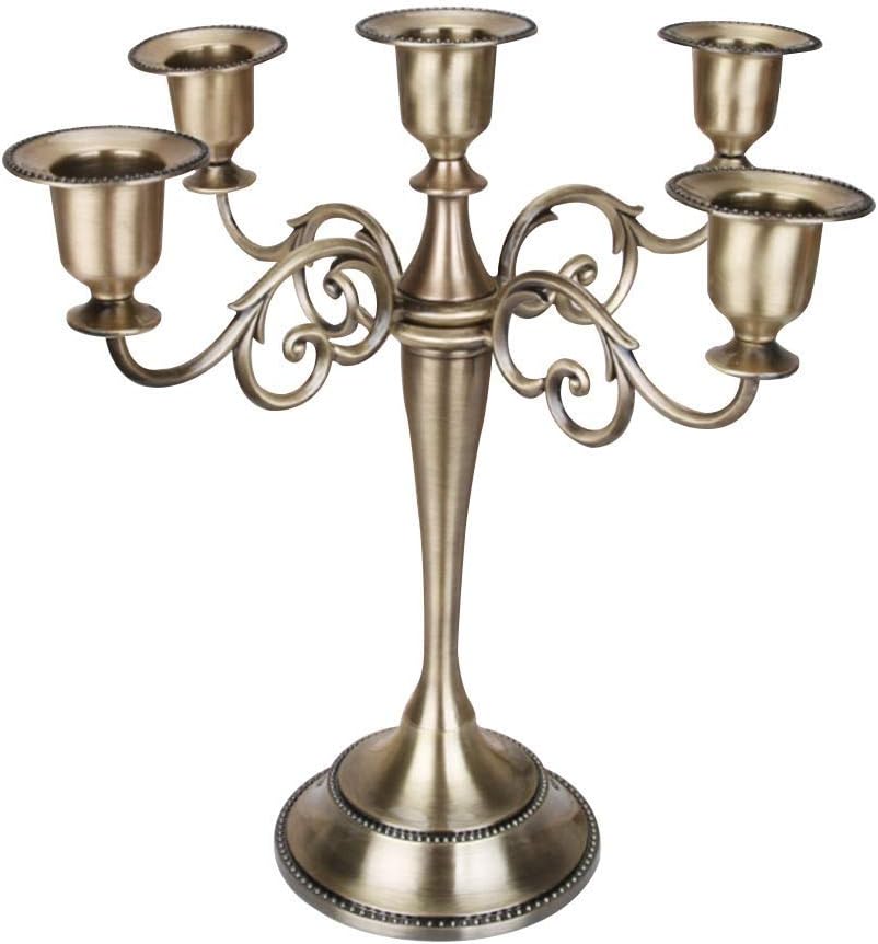 Metal Candle Holder Candlestick, 3 Arm/ 5 Arm Candelabra,European Style