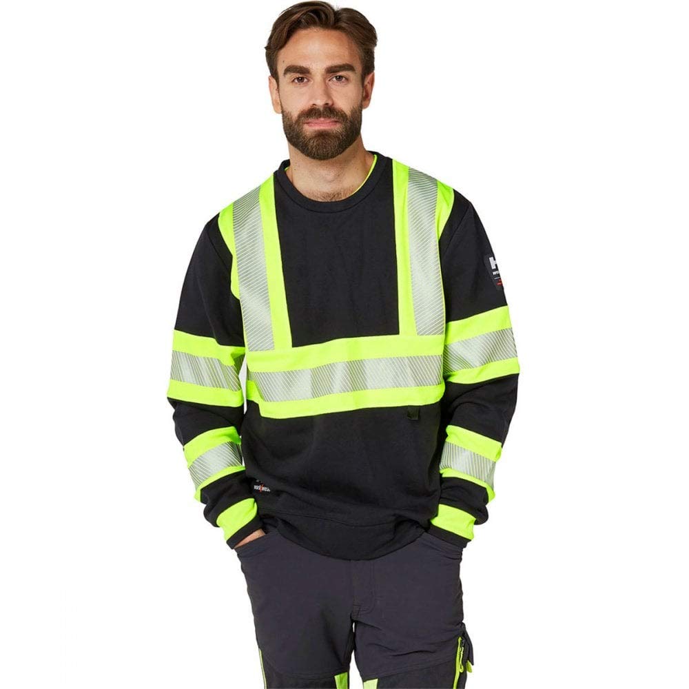 Helly Hansen Men's, ., ox79272-JAUNE/NOIR-XXL, Yellow/Ebony, XXL - Chest 49" (124cm)