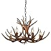 Antlers vintage Style Resin 6 light chandeliers 8688-6,Diameter 88CM Height 54CM antler chandeliers, from QIRUI Lighting