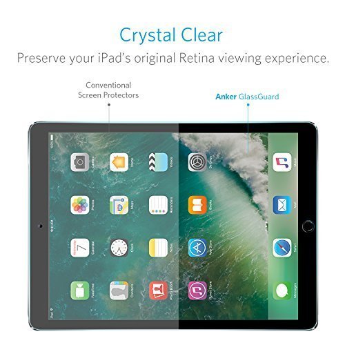 iPad Pro 10.5” Screen Protector , Anker [Double Defence] Tempered Glass