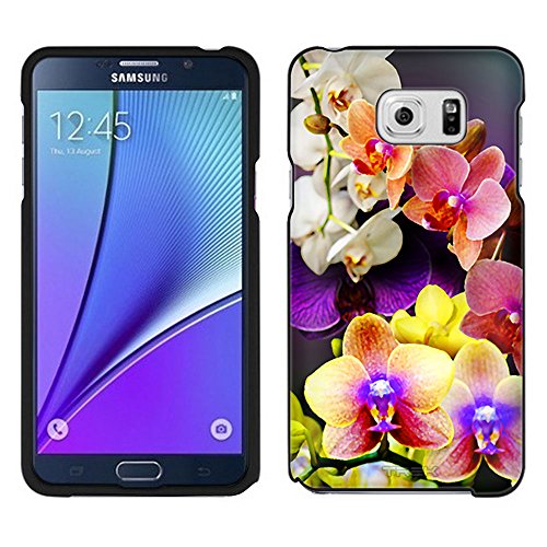 Samsung Galaxy Note 5 Case, Snap On Cover by Trek Bright Orchids Case