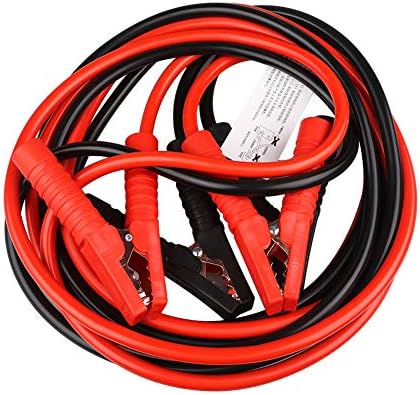 ブースターケーブル 4ｍ 500a 大容量 極太 自動車 バイク 使い方簡単 バッテリー上がりに 12v 24v 両対応