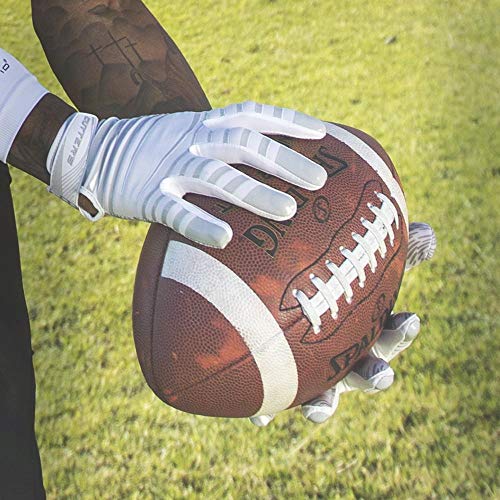 Cutters Rev Pro Ultra Grip Football Wide Receiver Gloves, Youth and