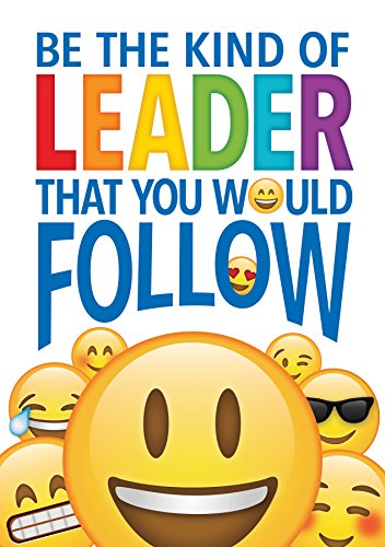 Creative Teaching Press Be The Kind of Leaderâ€¦ Emoji Fun Inspire U Poster,  (8098)