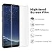 [2-Pack] Galaxy S8 Plus Glass Screen Protector, XKAUDIE Screen Protector [No Bubbles][Anti-Glare][Anti Fingerprint] 3D Curved Tempered Glass Screen Protector for Samsung Galaxy S8 Plus - Black