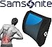 SAMSONITE, cooling gel, lumbar support pillow for office chair or car seat - boost your lower back comfort zone, high grade - memory foam, universal chair cushion, breathable mesh, washable cover