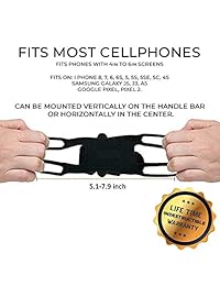 Soporte universal para teléfono para bicicleta, manillar de bicicleta, soporte para teléfono celular Scooter para iPhone 8 7 6S Plus 5 SE Samsung Galaxy S8 S7 Note 6, 4 a 6 pulgadas (amarillo)